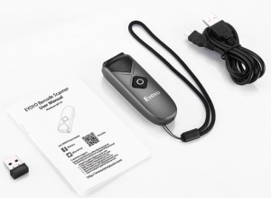 Cititor, scanner 2D coduri de bare, Bluetooth, Wireless, USB, portabil, super mini - Img 7