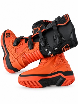 Cizme Moto Cross Enduro cu Protecții TPU, 4 Catarame Reglabile și Talpă Antiderapantă – Motocross, ATV, Dirt Bike, Off-Road - Img 5