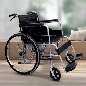 Classic wheelchair, stroller, modern folding wheelchair with brakes - Img 5