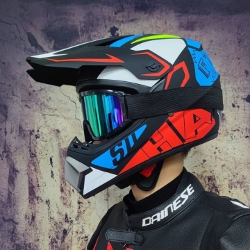 Cross Nitro X full face pentru Motociclete, Dirt Bike, MX/Enduro, Atv, Mărime M, L, XL, Trotinetă Electrică - Flytec™ - Img 3