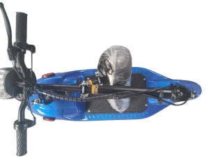 Electric scooter, foldable, 18 km/h 250w Dittom, Electric scooter for children, Brake and acceleration on the handlebar, Non-stick handles, Max load capacity 80 kg - Img 2