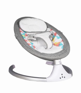 Electric Swing, Rocking Chair with Folding Roof and Mosquito Net for Babies, Bluetooth Connection, Telephone, Remote Control, Toys and Songs - Img 2