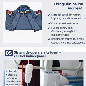 Elevator - Electric lift for immobilized patients max 185Kg DITTOM SafeLift 185 - Img 5