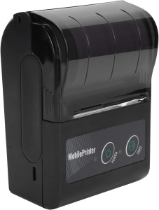 Mini Imprimantă mobilă, portabilă cu bluetooth, USB, cu hârtie termică 58mm, pentru telefon - Img 2