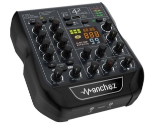 Mixer audio digital profesional, 4 canal, conexiune Bluetooth, cititor USB, ecran LCD iluminat, Phantom - Img 4
