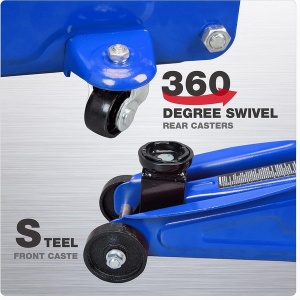 Professional crocodile type hydraulic jack, with PVC casing - 2 ton lift for vulcanization, car service - Breckner™ - Img 2