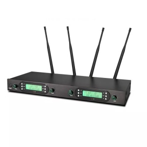 Sistem Profesional 4 Lavaliere Radio Wireless UHF Tip Cască cu Receptor și 200 de Frecvențe Selectabile - Img 3