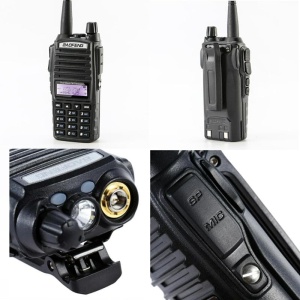 Statie Radio portabila emisie receptie Baofeng UV 82 , Dual Band, 10W, Walkie Talkie, Radio FM, acumulator 2800 mAh, Casca cu microfon - Img 4