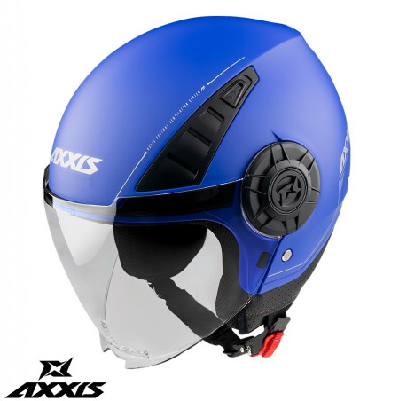Casca Axxis model Metro A7 albastru mat (open face)