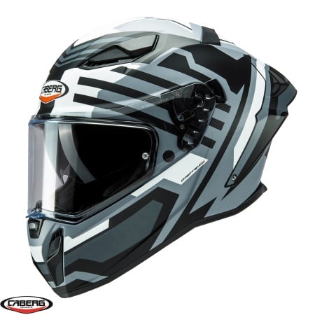 Casca integrala Caberg model Drift Evo II SV Horizon N5 gri/negru/alb mat Pinlock ready - lentila Pinlock inclusa