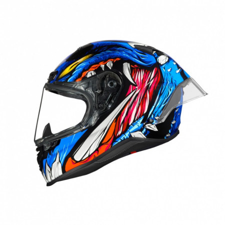 Casca moto integrala X.R3R Zorga albastru (pinlock inclus)