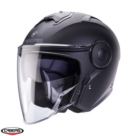 Casca open face (jet) Caberg model Soho SV 17 negru mat
