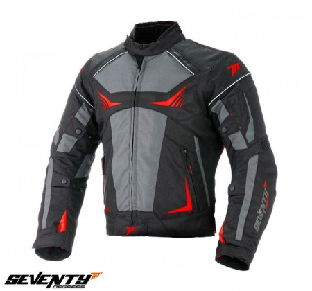 Geaca (jacheta) motociclete barbati Racing Seventy vara/iarna model SD-JR55 rosu