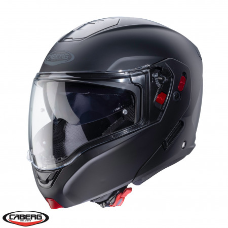 Casca modulabila (flip-up) Caberg model Horus X negru mat Pinlock ready - lentila Pinlock inclusa