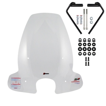 Parbriz mare transparent Piaggio Liberty 50 ie IGET 3V (16-22) 4T AC 50cc - Liberty ie IGET 3V ABS (16-22) 4T AC 125-150cc