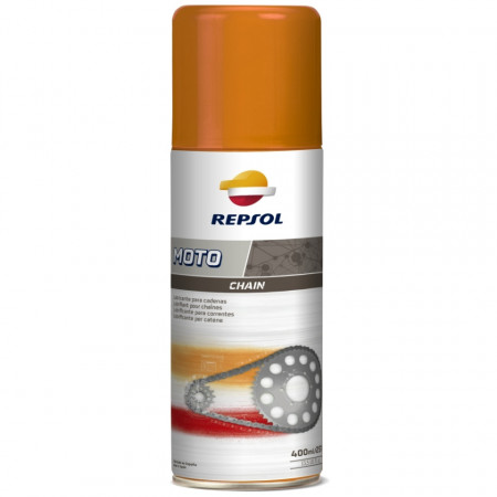 Spray de lant Repsol Moto Chain, 400 ml.