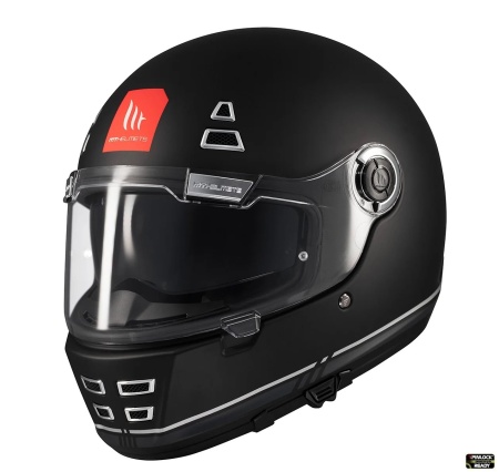 Casca integrala MT Jarama SV B2 negru mat - model Retro - Cafe Racer (ochelari soare integrati) - tip viziera: MT-V-32