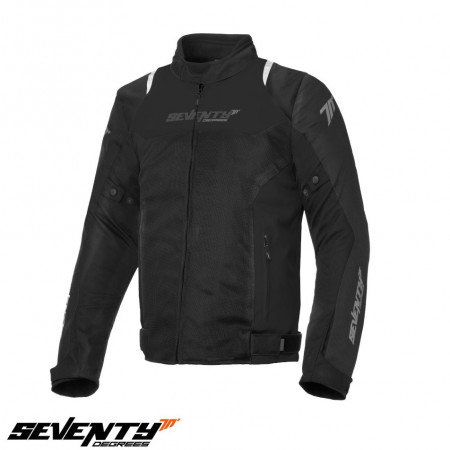 Geaca moto barbati Racing vara Seventy model SD-JR48 negru