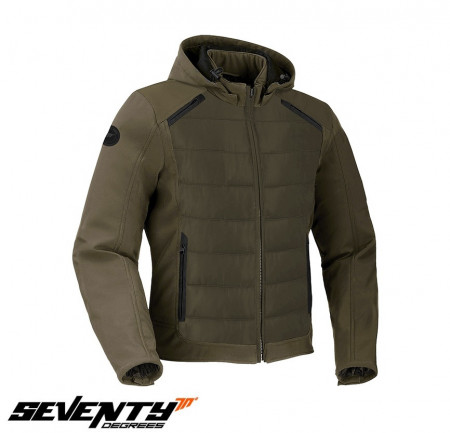 Geaca moto Seventy SD-JC77 verde military