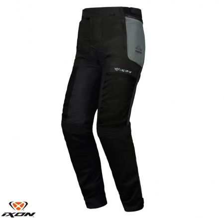 Pantaloni motociclete barbati Touring/Adventure Ixon vara model M-Njord MS culoare: verde/negru/galben (pantaloni laminati; wateproof)