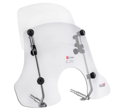 Parbriz mare dublu transparent Vespa LX 2T-4T AC 50-125-150cc