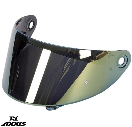 Viziera iridium - tenta verde casca integrala Axxis Draken S – tip MT-V-18C – compatibil cu modelul nou de casca Axxis Draken S