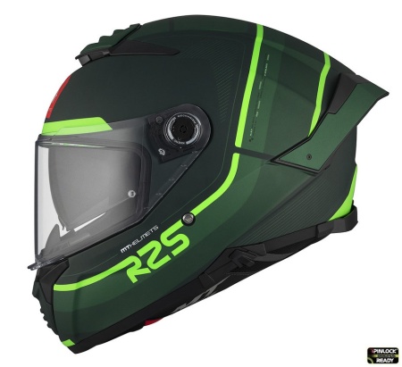 Casca integrala MT Thunder 4 SV R25 C6 Verde Mat (ochelari soare integrati)