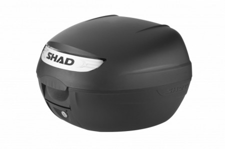 Top case SHAD SH26 Negru -placa si sistem de prindere inclus