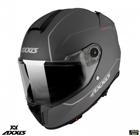 Casca moto Axxis Hawk SV A2 titanium mat (ochelari soare integrati)
