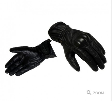 Manusi barbati piele Unik Racing model C-66 vintage culoare: negru 