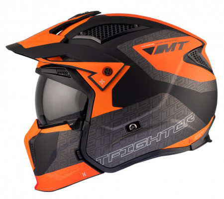 Casca MT Streetfighter SV S B4 Totem portocaliu mat