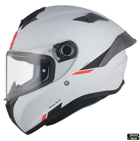 Casca integrala MT Targo S A12 gri lucios - omologare noua ECE 22.06 - tip viziera: MT-V-18B