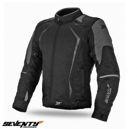 Geaca (jacheta) motociclete barbati Racing Seventy vara/iarna model SD-JR47 culoare: negru/gri
