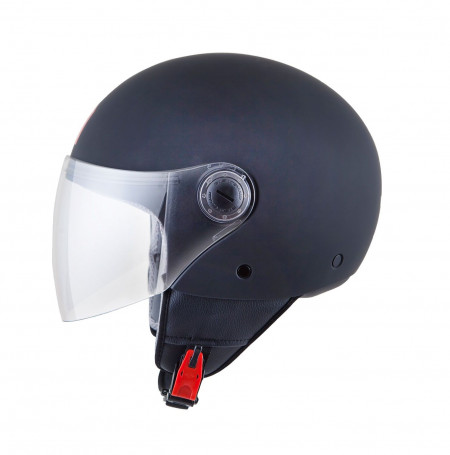 Casca open face motociclete MT Street negru lucios