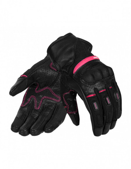Manusi moto dama SECA Axis Mesh Fuchsia
