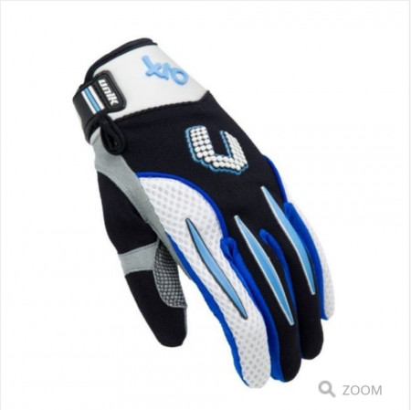 Manusi motociclete cross-enduro Unik Racing culoare: albastru