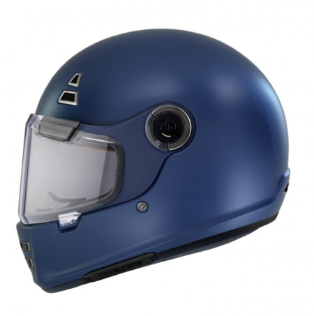 Casca integrala MT Jarama A7 albastru mat - model Retro - Cafe Racer