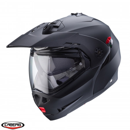 Casca modulabila (flip-up)/adventure Caberg model Tourmax X SV negru mat Pinlock ready - lentila Pinlock inclusa