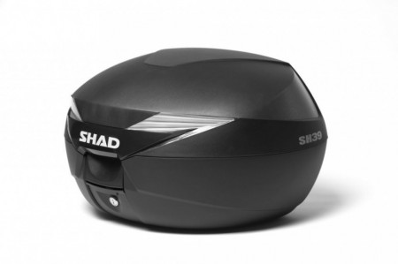 Top case SHAD SH37 Negru -placa si sistem de prindere inclus
