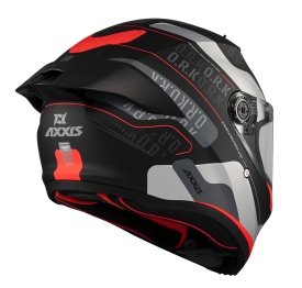 Casca integrala Axxis Fenix Ork B5 rosu mat - tip viziera: MT-V-31B - DKS429 - Img 6
