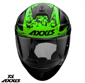 Casca integrala Axxis model Draken S Cosa Nostra B6 verde fluor lucios - tip viziera: MT-V-18C - Img 3