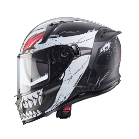 Casca integrala Caberg model Avalon X SV Punk K8 gri/alb/rosu mat Pinlock ready - Img 5