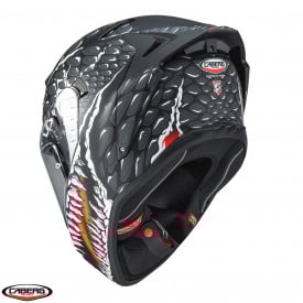 Casca integrala Caberg model Drift Evo II SV Crok H9 negru/antracit/rosu fluor mat Pinlock ready - lentila Pinlock inclusa - Img 4