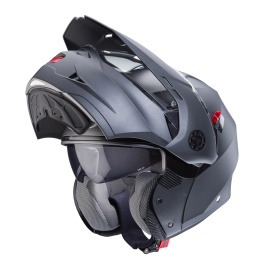 Casca modulabila (flip-up)/adventure Caberg model Tourmax X SV gun metal (titanium) mat Pinlock ready - lentila Pinlock inclusa - Img 5