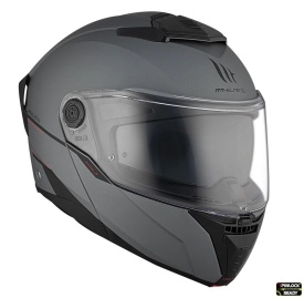 Casca modulabila MT Atom 2 SV A2 titanium mat (ochelari soare integrati) Pinlock Ready - tip viziera: MT-V-35 - Img 4