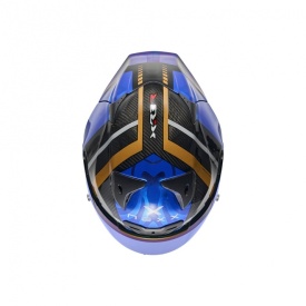 Casca moto NEXX X.R3R Swirl Deep Blue Carbon (pinlock inclus) - Img 4