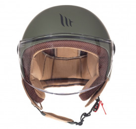 Casca open face motociclete MT Street S A6 verde mat - omologare noua ECE 22.06 - Img 2