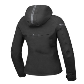 Geaca (jacheta) moto femei Touring/Adventure/Urban Ixon All season Burning LS culoare: negru (geaca laminata; waterproof si pe exterior) - Img 4