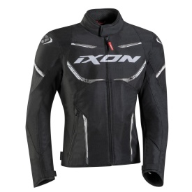 Geaca (jacheta) motociclete barbati Racing/Roadster Ixon vara model Striker AIR WP MS culoare: negru/alb - Img 5