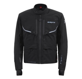 Geaca (jacheta) motociclete barbati Touring/Adventure Seventy All season model SD-JT45 Expedition culoare: negru - concept modular (geaca laminata; waterproof si pe exterior) - Img 2